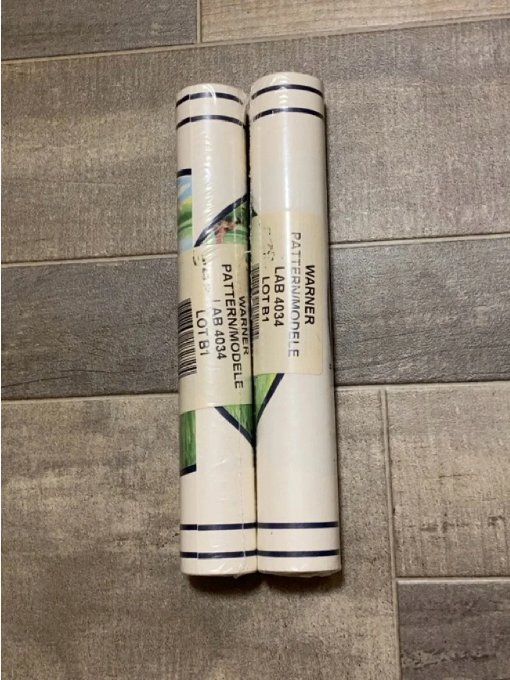Two Vintage Warner Wallpaper Rolls Border Pattern 4034– Classic Cars– New Sealed